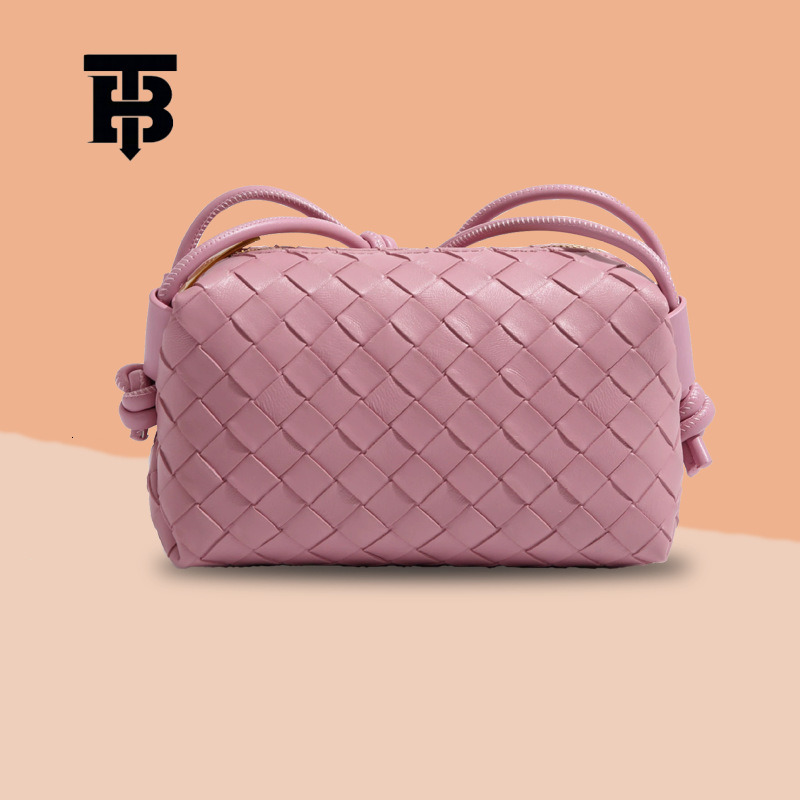 TB BHULAMTE Free Shipping Designer Luxury Woven Volkswagen Single Luxury Bag Shoulder Retro Trend Diagonal Cross Small Handbag Women's Small Squa