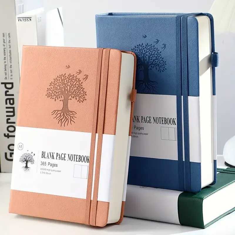 730 Pages Diary Extra Thick A5 Blank Notebook Korean Stationery Softcover Notepad Sketchbook Writing Pads Office X250825