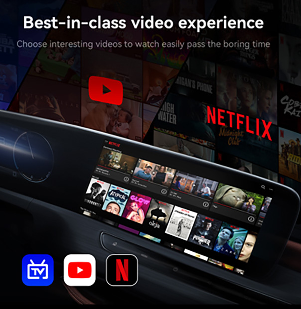 Wireless CarPlay & Android Auto Car Adapter - Android 11, 2G + 16G, Bluetooth & WiFi Enabled R603