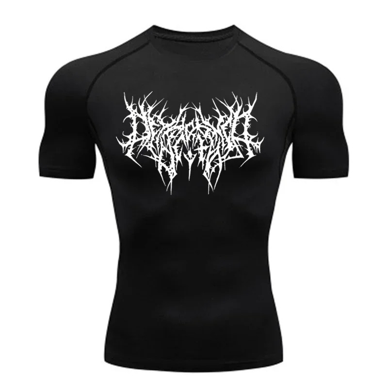 Mens Tshirt Men Running Sport T Shirt Men Compression Fitness Tops Tee Quick DryTight Training Gym Sport Running Shirts 250825