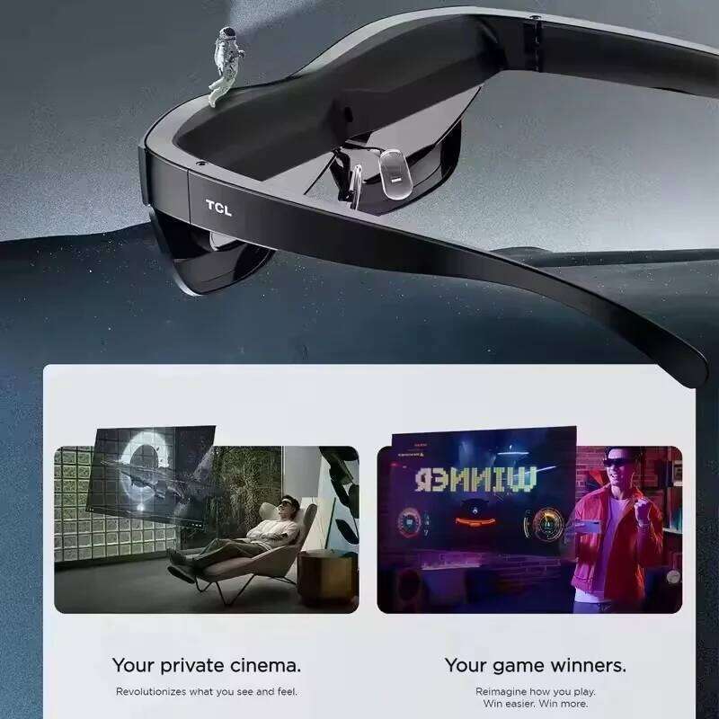 Rayneo Portable AR W 1080P OLED Dual Display FOV 49° Intelli- New Smart Glasses TCL NXTWEAR S+