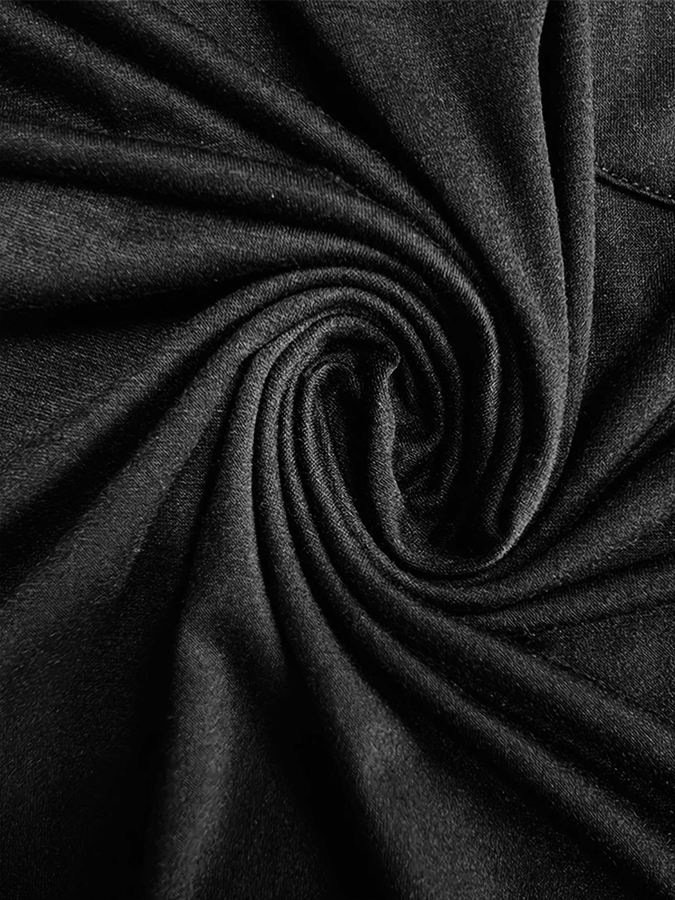 Men's Long - Sleeve White Polo Shirt with Contrast Inner Collar and Chest Pocket