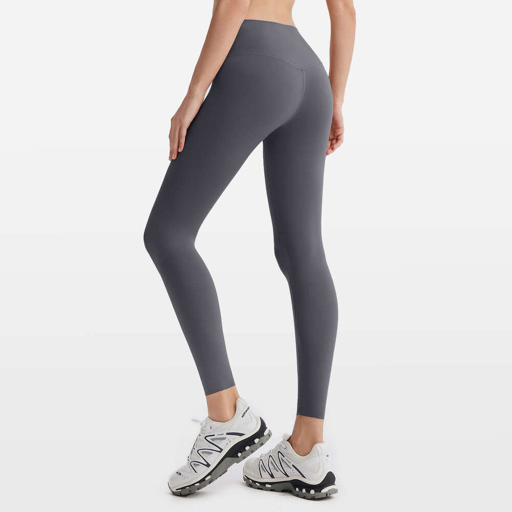 Summer Bare Sensation Yoga for Women High Waist Peach Hip Lift Sports Fitness No Embarrassing Lines Quick-Dry Tight Long Pants c1