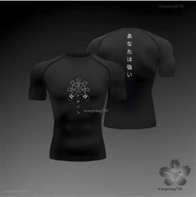 Men's Quick Dry Compression Short Sleeve T-Shirt for Running, Gym, & Jogging - Moisture Wicking, Breathable, Rashguard for Jiu Jitsu 2024