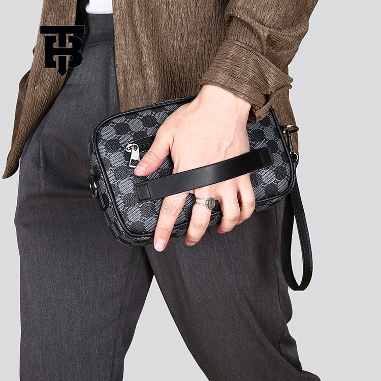 TB BHULAMTE Free Shipping Women's Soft Leather Shoulder Bag Designer Luxury Business Handbag Casual Simple Lightweight Wristband Phone Bag