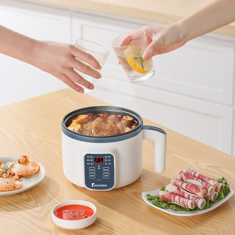 Other Cookware Mini Rice Cooker Household Pot Multifunctional with Steamer SingleDouble Layer NonStick Electric EU Plug 230901