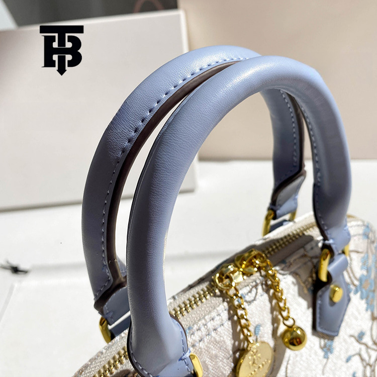 TB BHULAMTE Luxury Women's Chinese Embroidered Shell Bag Free Shipping Designer Luxury Splicing Premium Handbag Casual Single Shoulder Storage Ba