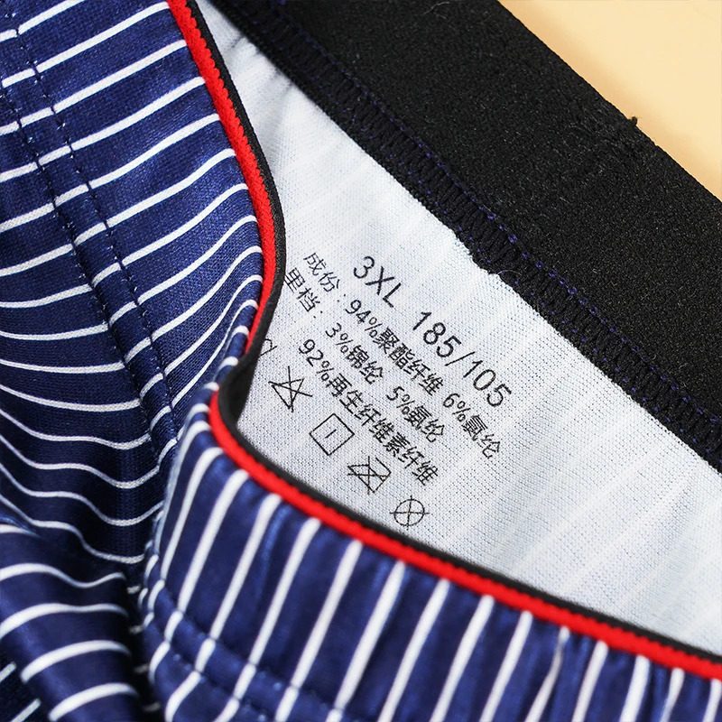 4 Pcs/Lot Boxer Men's Sexy Stripe Panties Underwear Sexy Knickers Underpants Shorts Fashion Under Wear Lingerie Boxers Briefs 250823