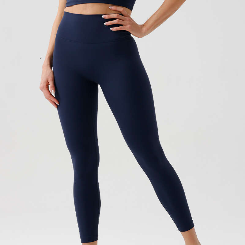 Eco-Friendly Fabric New No Embarrassing Line Sports Ladies High Waist Tight Training Pilates Fitness Yoga Pants 68