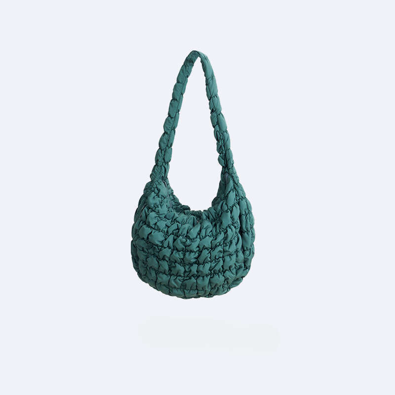 Niche Pleated Women Large Capacity Office Style Single Shoulder Soft Bag Commuting 2025
