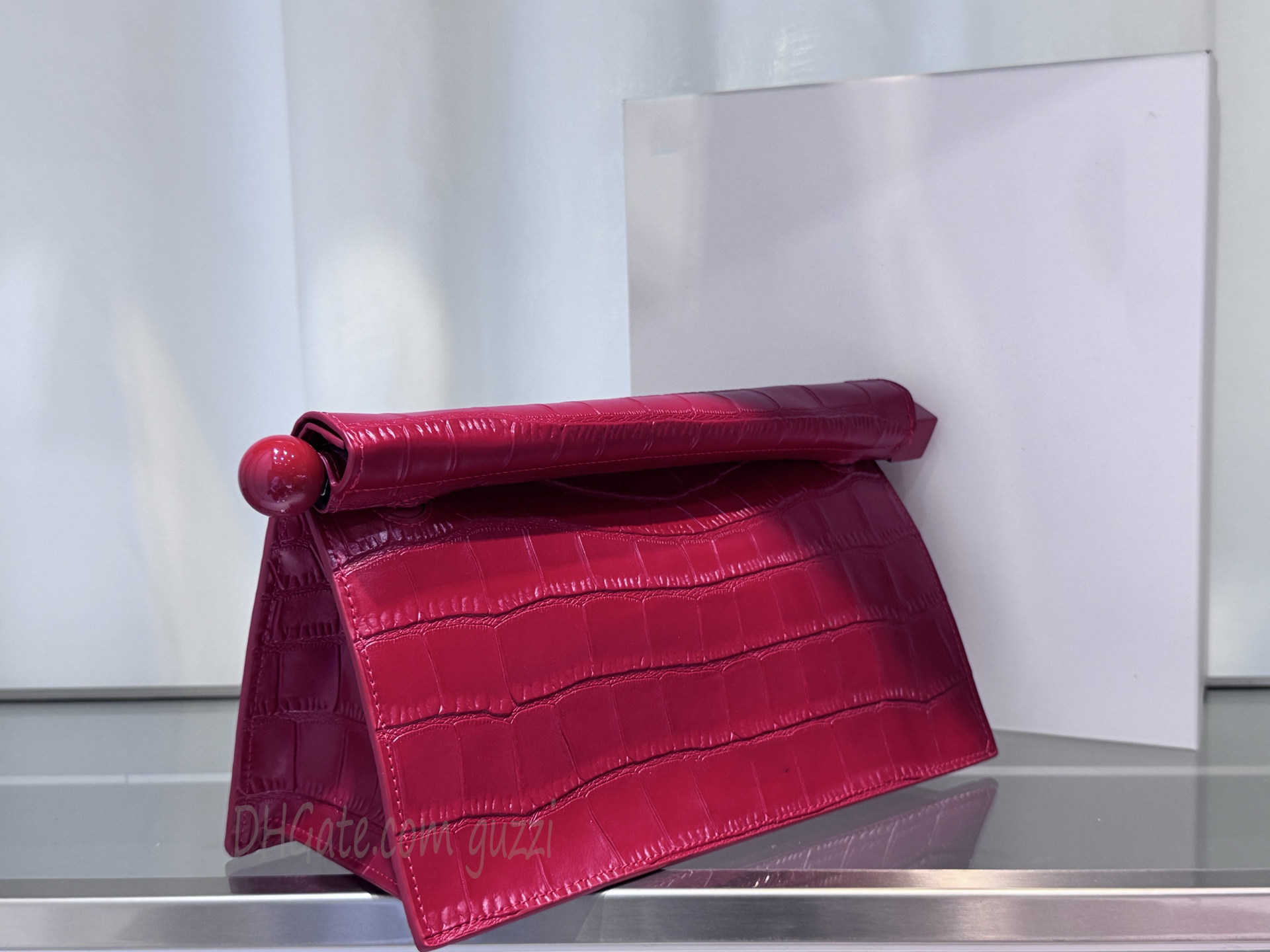 2size The small Rond Carre silver black red designer bags clutch large Pochette gold pink crocodile la case Mini take away pouch Evening bag out handbags