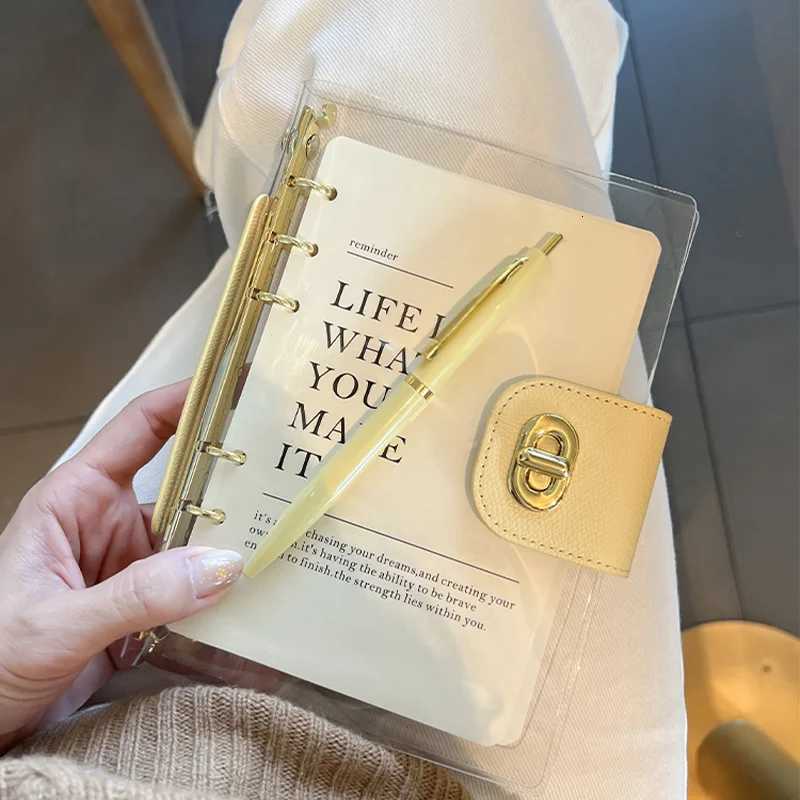 5 High Quality Looseleaf Business Office Notebook Support Customized Binder Journal Diary Planner Notepad School Stationery X250825