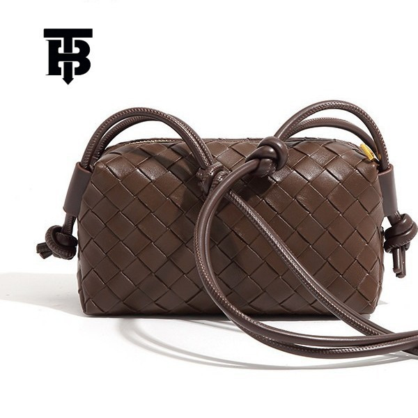 TB BHULAMTE Free Shipping Designer Luxury Woven Volkswagen Single Luxury Bag Shoulder Retro Trend Diagonal Cross Small Handbag Women's Small Squa