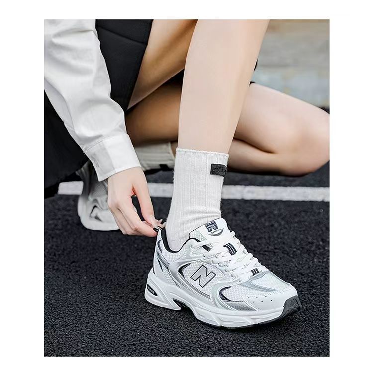 Unisex sports shoes breathable running shoes mesh dad shoes