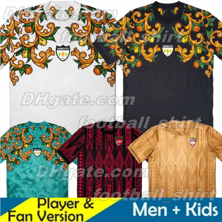 25 26 Sorrento Calcio Soccer Jerseys Mattia Harrasser 2025 2026 Sorrento maillots de foot Scala Esposito home away third 4th Aniello Fernando football shirt Petrone