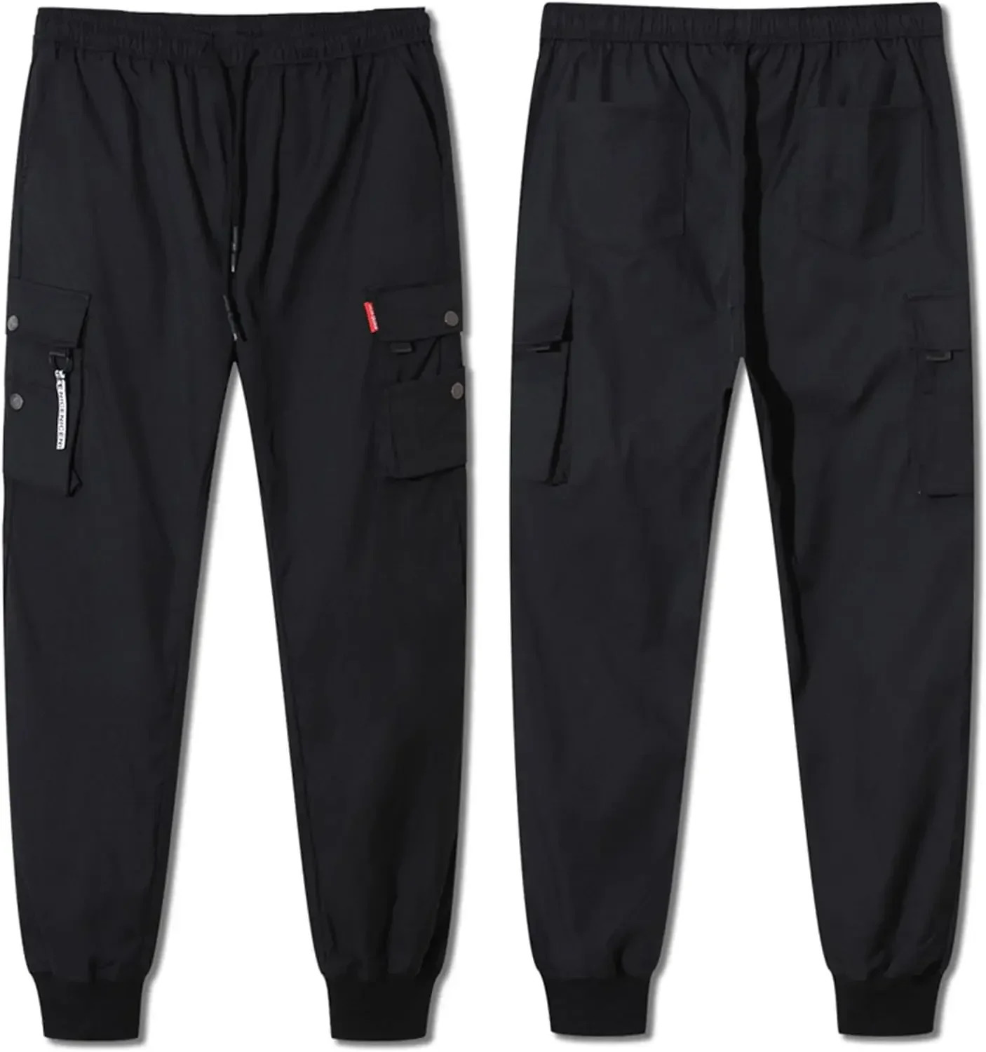 Black Work Pants for Women in Spring and Autumn Ins Trendy and Versatile Slimming Elastic AnkleLength Sports Pants 250825