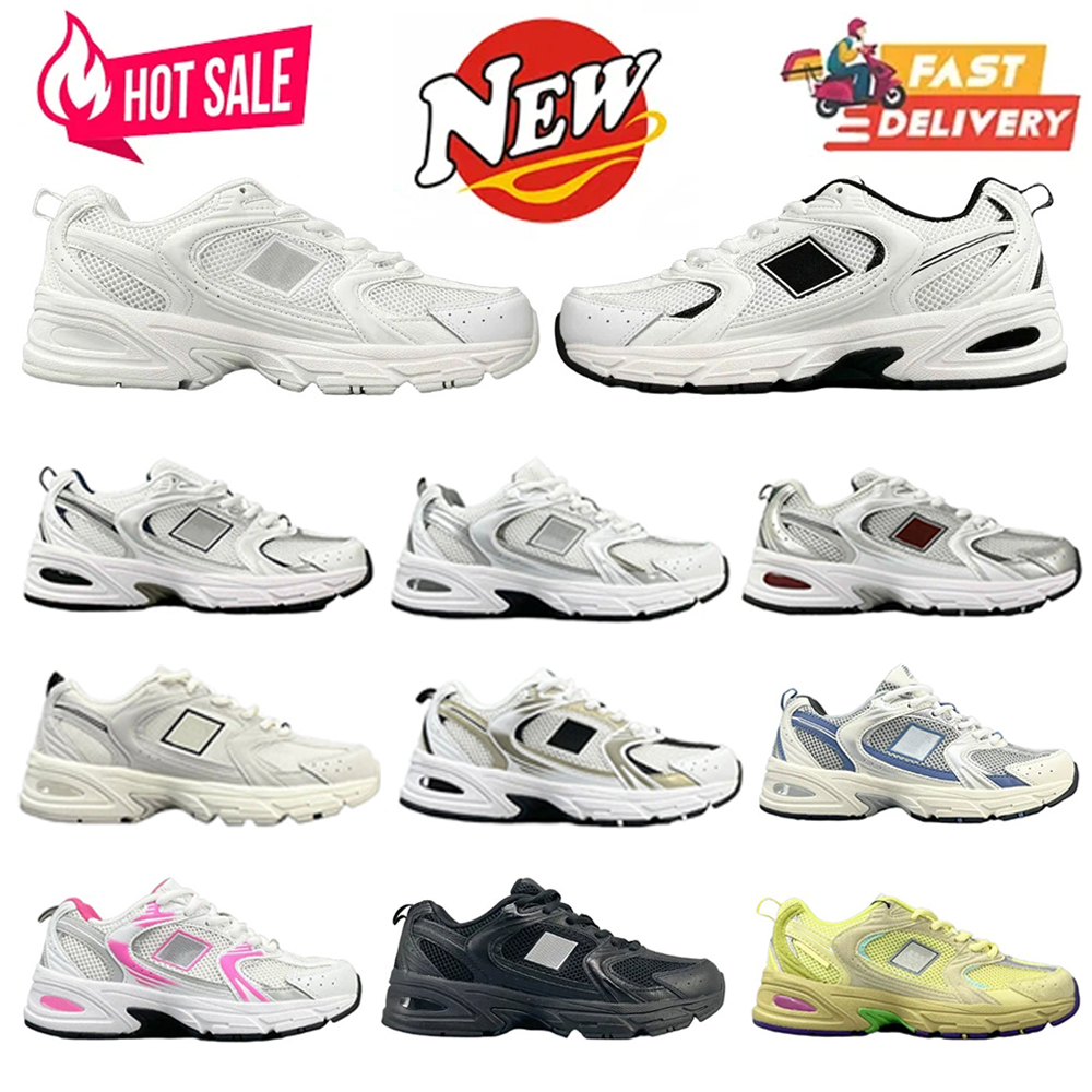 designer shoes top quality new 530 designer running shoes outdoor sports unisex casual shoes white silver black runner casual sthletic sneakers shoes size 36-45