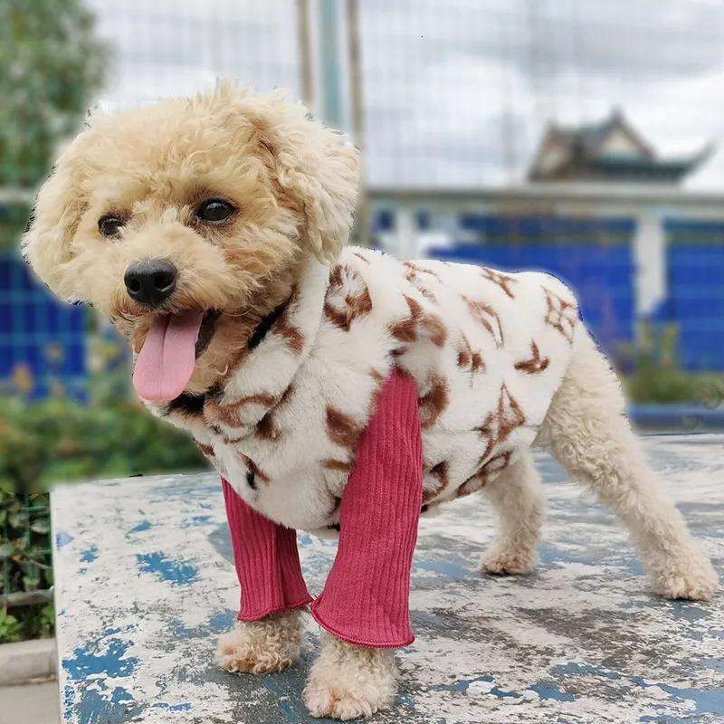 Clothes Autumn And Winter Jackets Fur Teddy Schnauzer Pomeranian Chihuahua Pet Fashion Dog Designer Cat Clothing Free shipping