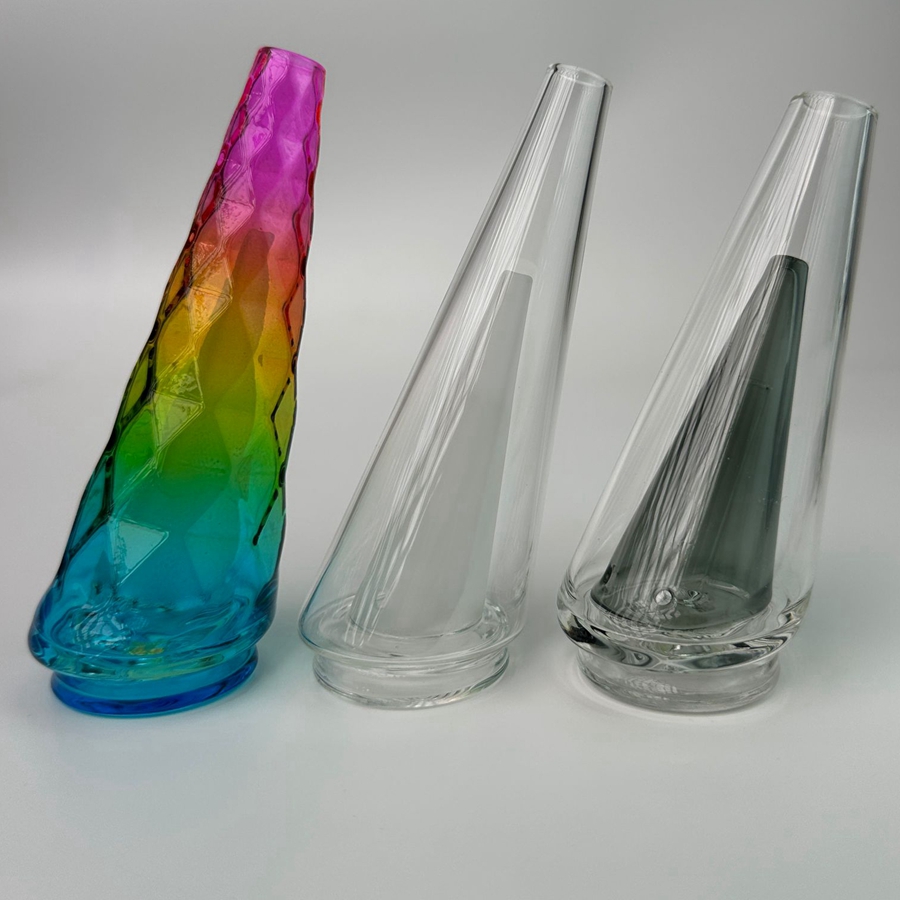 Colorful Puffco Peak Pro Replacement 2.0 Glass Bong Water Pipes Glass Water Bubbler Oil Bunner Mouthpiece Hookah Accessories V2