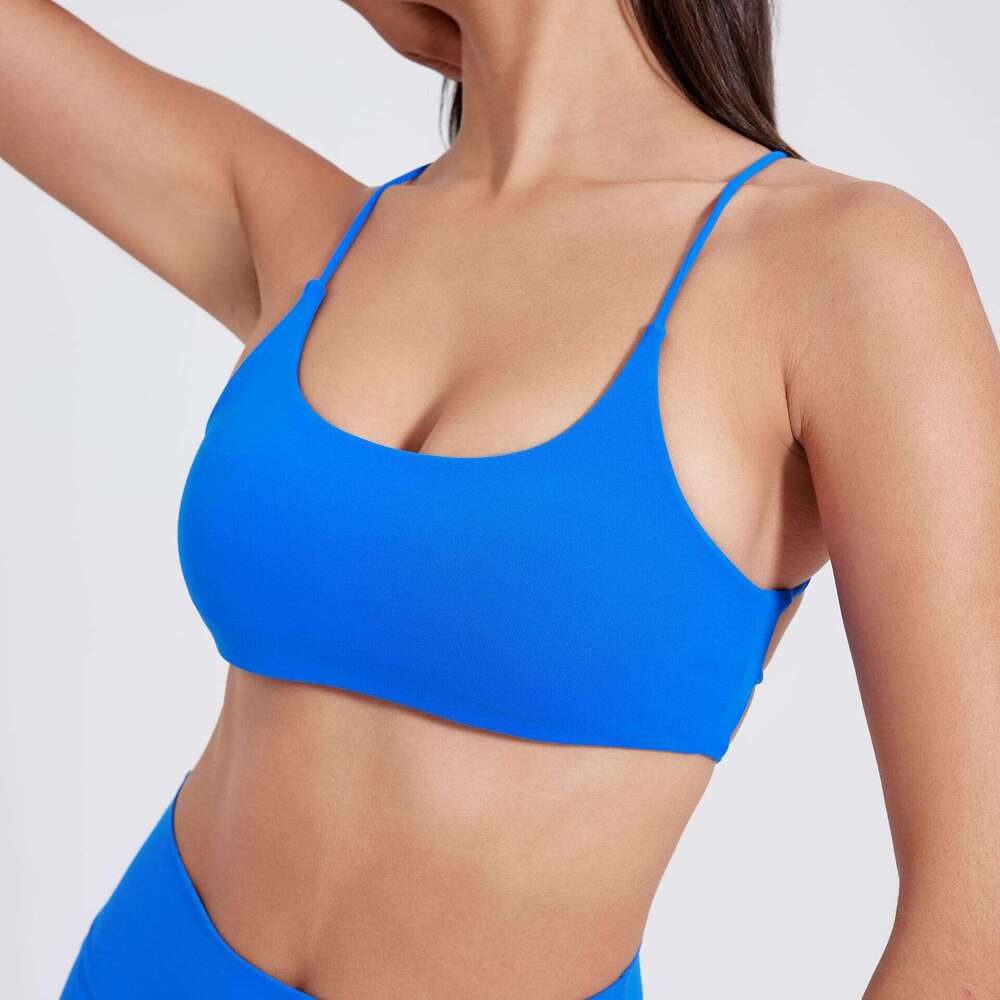 European Style Outdoor Running Quick-Dry Fitness Sports Bra Designer Women with Chest Pads Naked Feel Yoga Vest 60