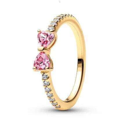 2025 HOT Christmas Gift 925 Sterling Silver Rings for women Bow Rose Flower Love Eternal Crown Ring Suitable for Women's Birthday Wedding Gifts