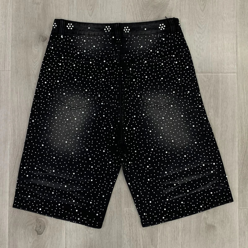 Stock High Quality VALLEY Jean Shorts Summer Streetwear Men Women Fashion Drill Vale Denim Short Pants One Day Shipped Out 250825
