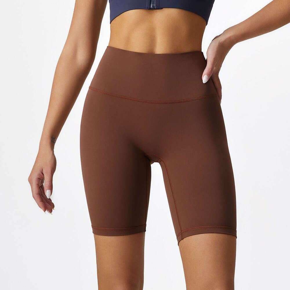 High Waist Hip Lift Sports for Women, Barely There Feel, Shaping Running Fitness Shorts, Pilates Training Yoga Shorts 05 78