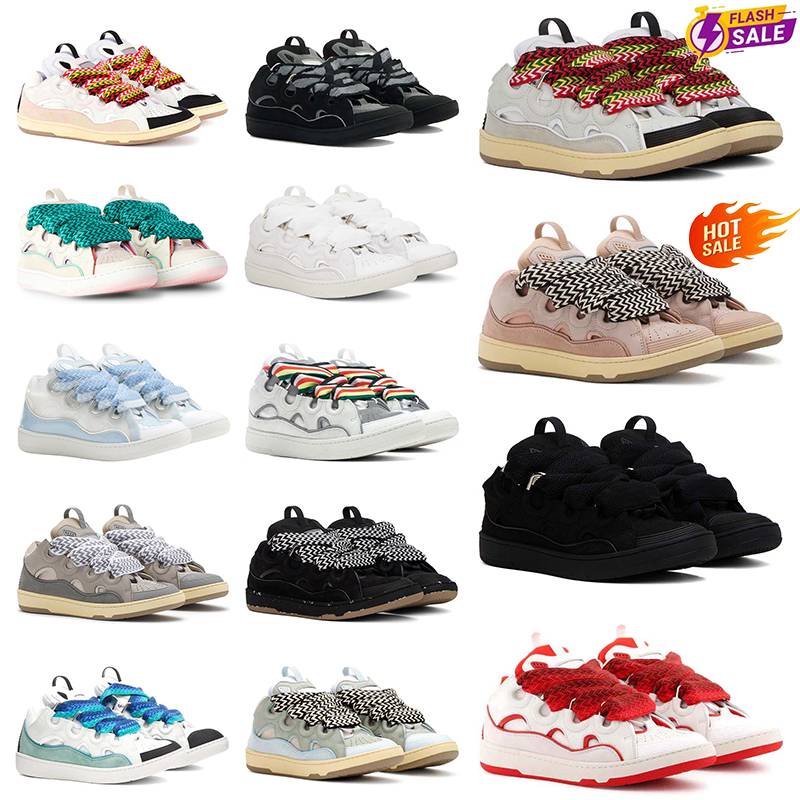 Free shipping Designer shoes Embossed Curb dress shoes flats sneakers casual Chaussures Leather platform shoe runner trainers