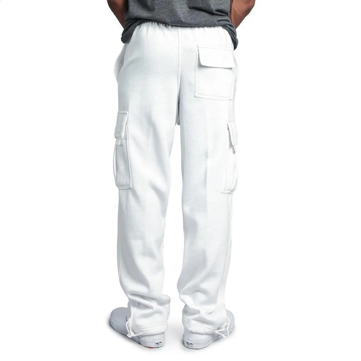 Men Cargo Loose Pants Spring Summer Male Retro Vintage Full Wide Leg Pant LXDZZL5 250815 - view 6