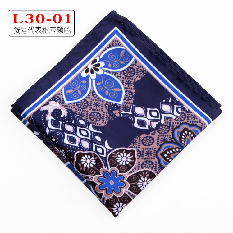 Wholesale 15 mens pocket square 12.5-inch large silk flower pocket square241114