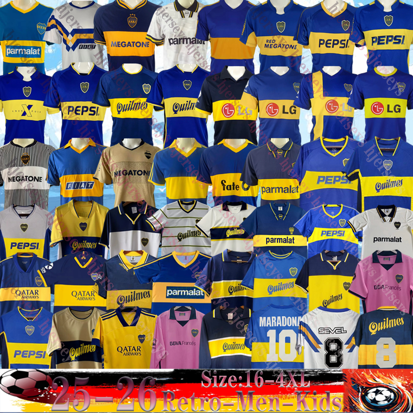 81 82 85 86 88 90 9 92 93 94 95 95 96 97 98 99 CAVANI TEVEZ Boca Juniors Soccer Jerseys Retro 10 11 12 13 14 BENEDETTO MARADONA MARCOS ROJO CARLITOS BARCO MEDINA football shirt