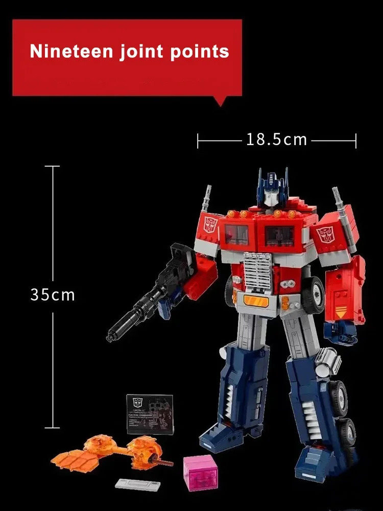 1508PCS Creative Transformation Prime Robot Building Blocks MOC Assemble Bricks Toys Gift For Children Kids 250823