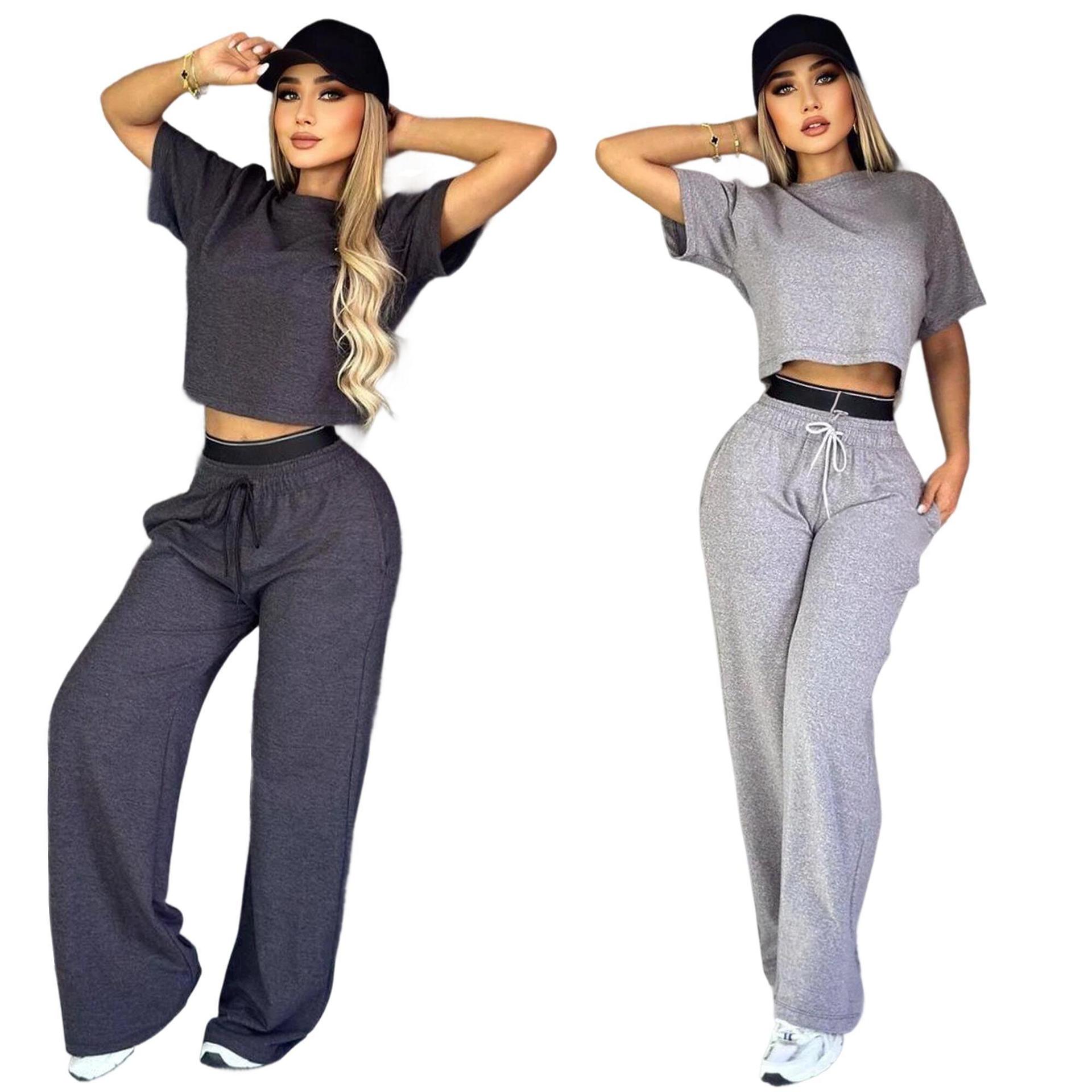 Women Tracksuits Lady Dress Sleeveless Tops And Pants Set Outfits Casual Sportswear Two Piece Sets Shirts and Pant Causal Sporting Tracksuit Clothing 