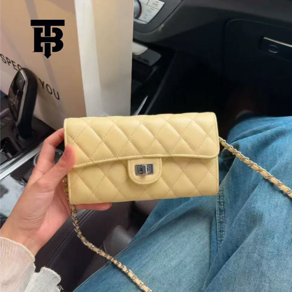 TB BHULAMTE Free Shipping Designer Luxury Diamond Grid Chain Shoulder Crossbody Bag Small Fragrance Style Fashion Coin Purse Versatile Black Phone Bag