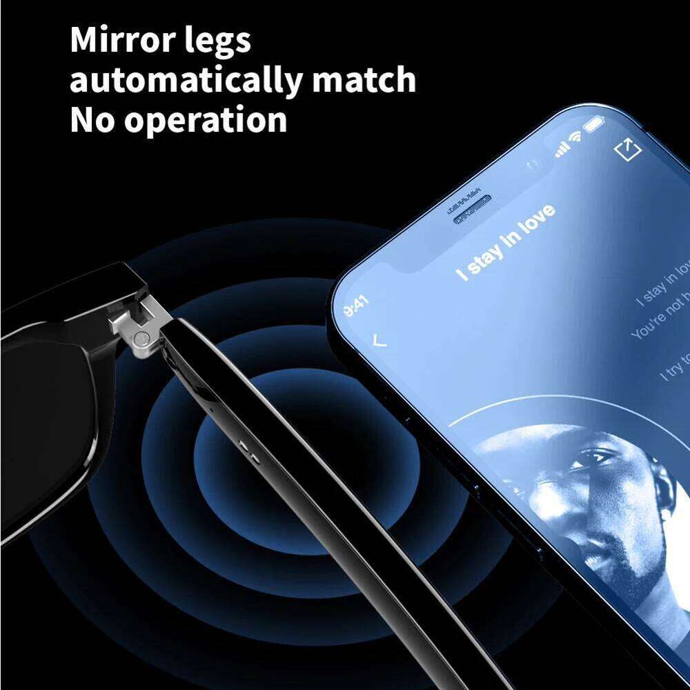 E13-C Smart AI Voice Assistant Camera Remote Shooting Outdoor Sport Glasses With Cam Open Ear Sound Mic Speakers
