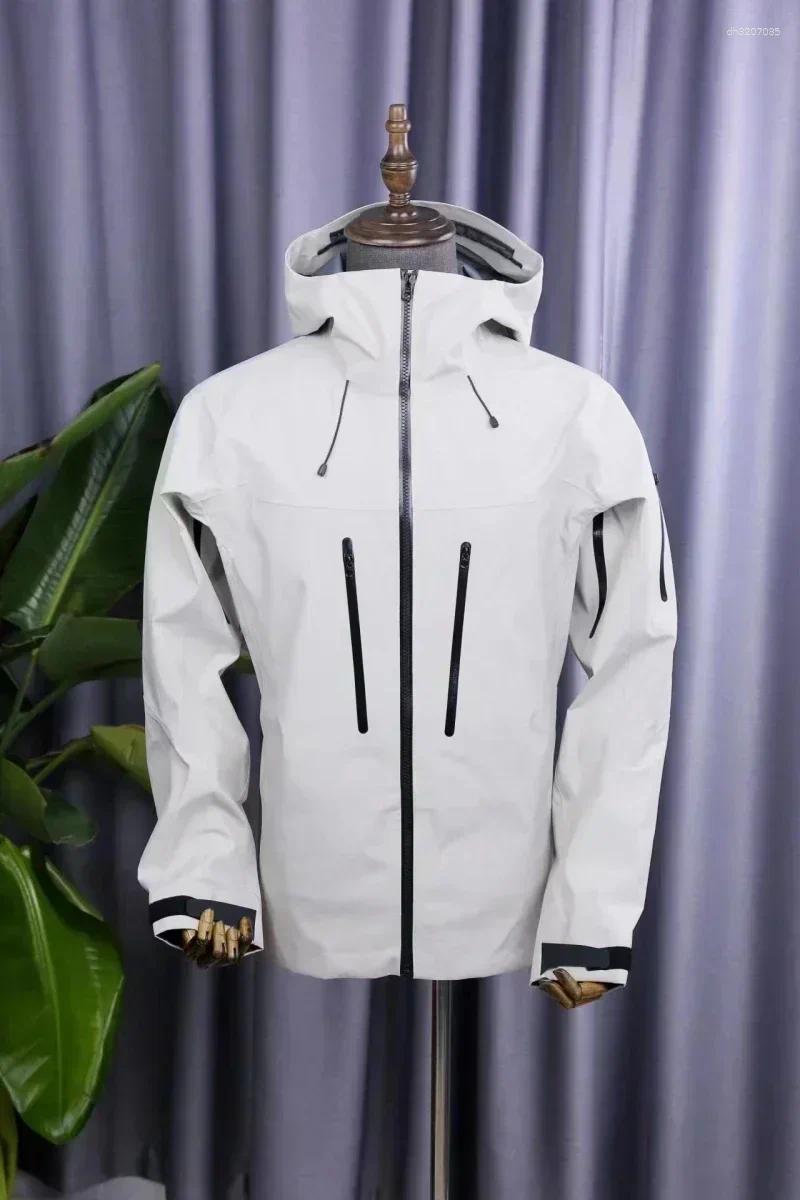 Men's Jackets ARC Bird Embroidery SV 6th Three Layer Mens Womens High Quality Camping Coat Outdoor Waterproof Windbreaker Hiking Ski