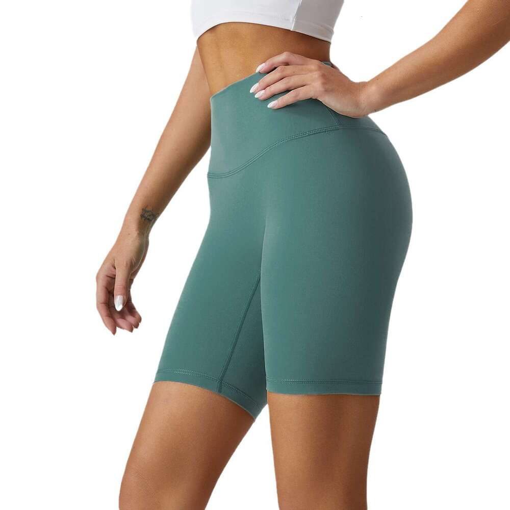 High Waist Hip Lift Sports for Women, Barely There Feel, Shaping Running Fitness Shorts, Pilates Training Yoga Shorts 05 78
