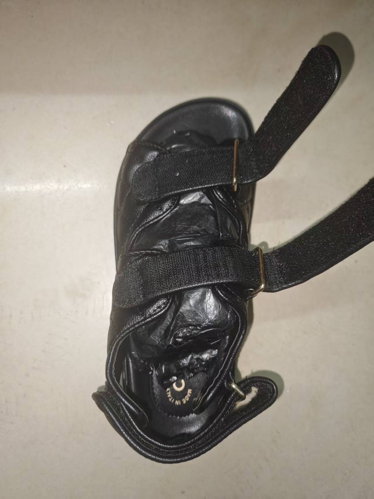 Dad Sandals Calf Leather quilted designer womens Luxury flat womans sandles White Black Leather Mules Slides Beach Buckle Strap Flats designer sandale