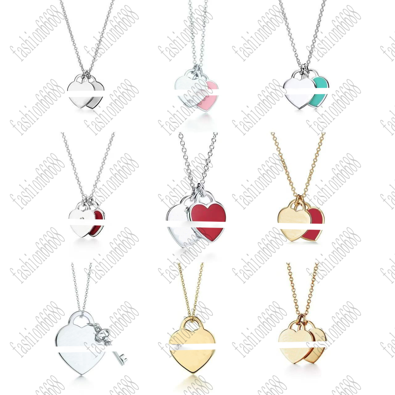 necklace luxury jewelry designer necklace Luxury Necklaces For Women Diamonds Love Metal Chain Thin Letter Pendant Charm Necklaces Valentines Day Gift With Box
