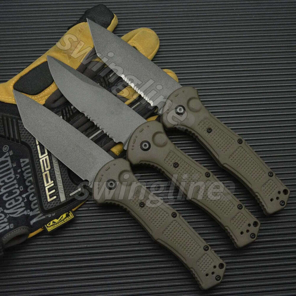 10Models 9070BK-1 Claymore Folding Knife 3.6 CPM-D2 Blade Grivory Handle Outdoor Camp Hunt Pocket Knives 9071 9070 9071BK-1 Tools