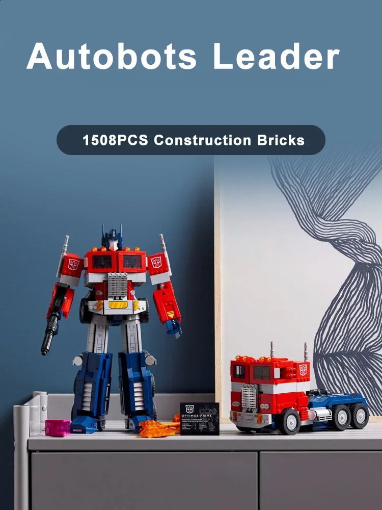 1508PCS Creative Transformation Prime Robot Building Blocks MOC Assemble Bricks Toys Gift For Children Kids 250823