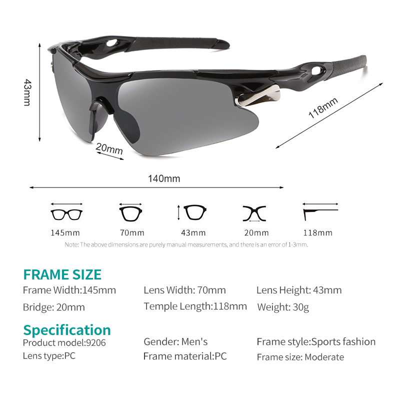 Outdoor sunglasses sports glasses cycling glasses windproof sunglasses cycling glasses women's sunglasses