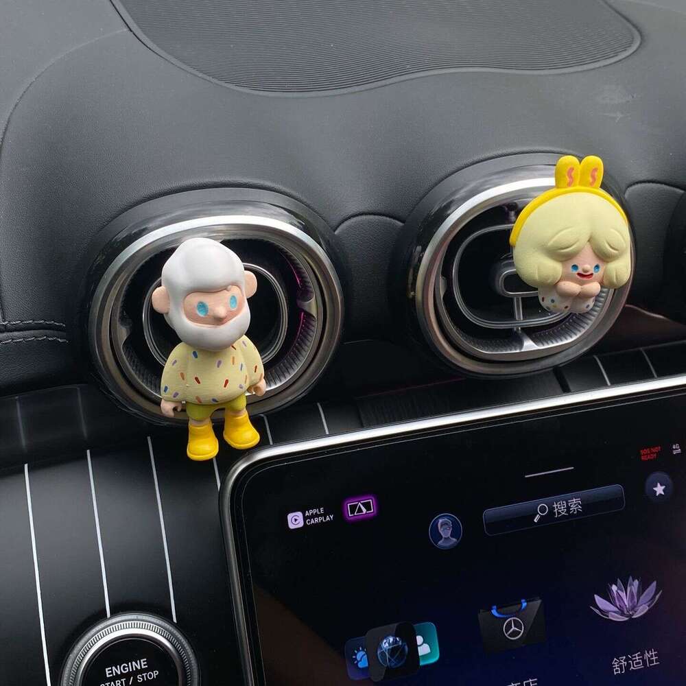 Aromatherapy Car-Mounted Aromatherapycar Perfume Fresh Internet Celebrity Boy Boyfriend Perfume Cute Air Vent Diffuser Stone Decoration Car Interior O