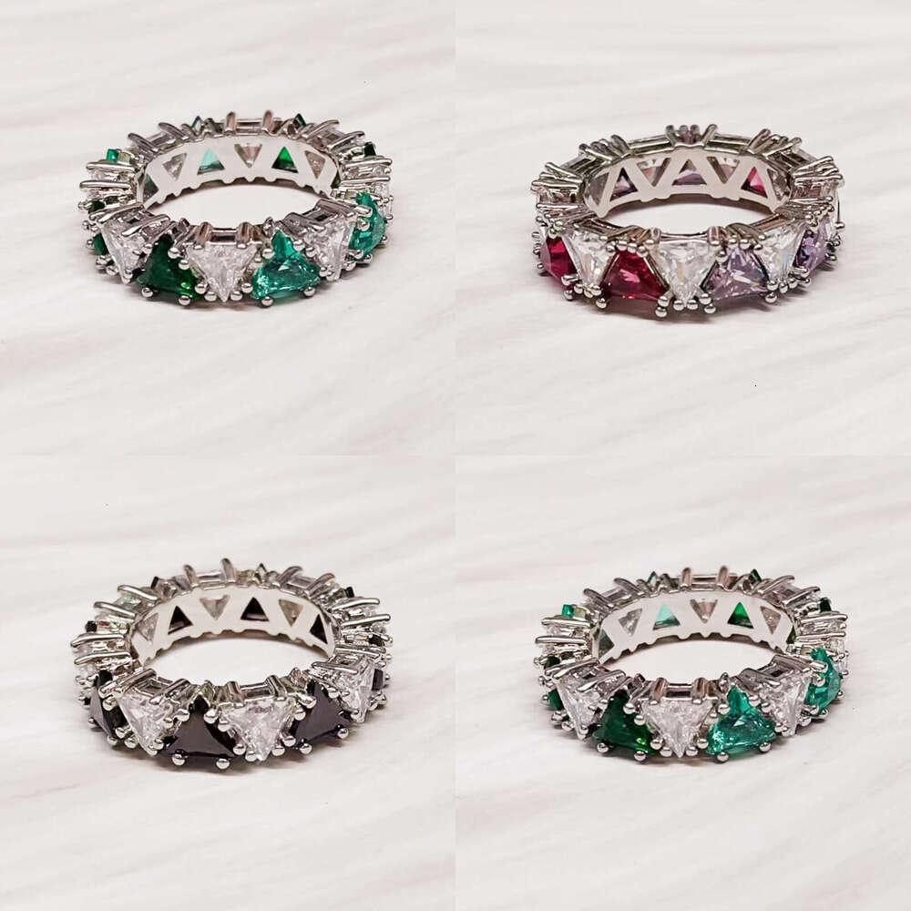 Gold Fill Princess Cut White Topaz Choucong Unique Wedding Rings Luxury Jewelry 925 Sterling Silver CZ Diamond Party Engagement Band Ring Men Gift