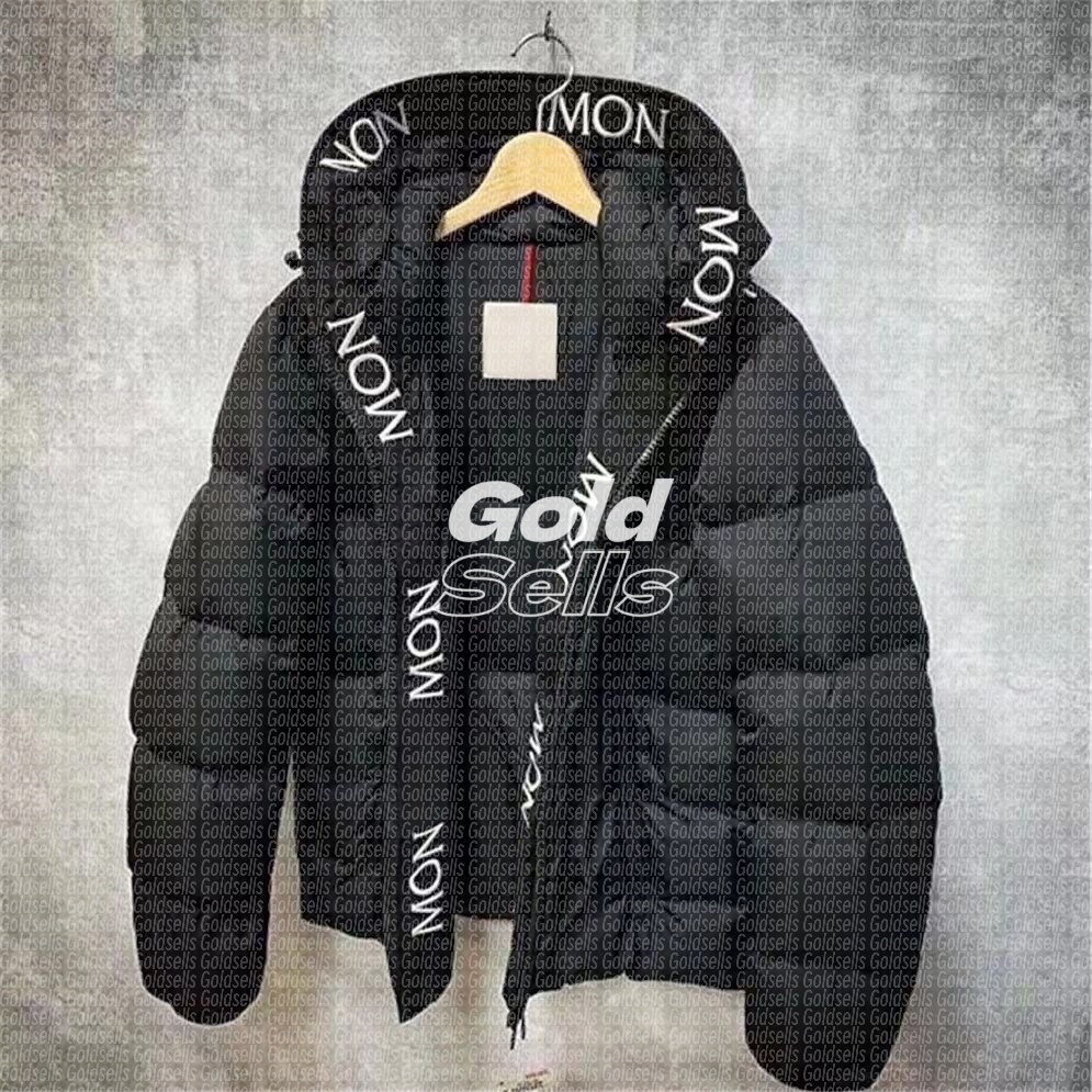 Designer Down Montre Jackets Winter Hooded Puffer Puffer Jackets Parkas Slim Embroidered Badge Womens Outerwear Puffer Coats