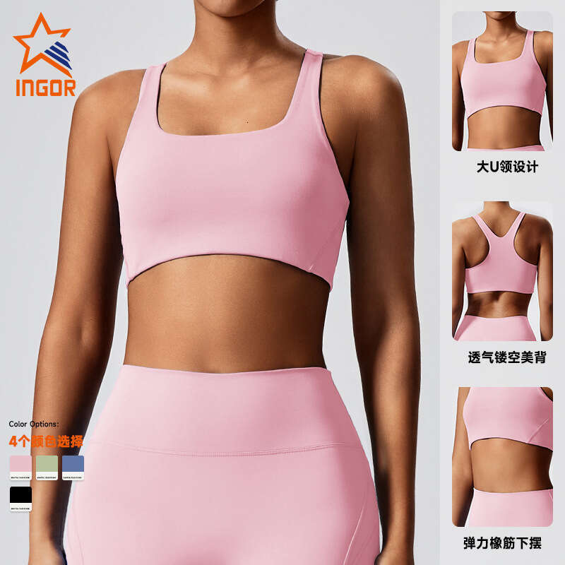 New Running Sports Pilates Yoga Beautiful Back Tight-Fitting Abdominal High Waist Peach Hip Fitness Wear Women 01