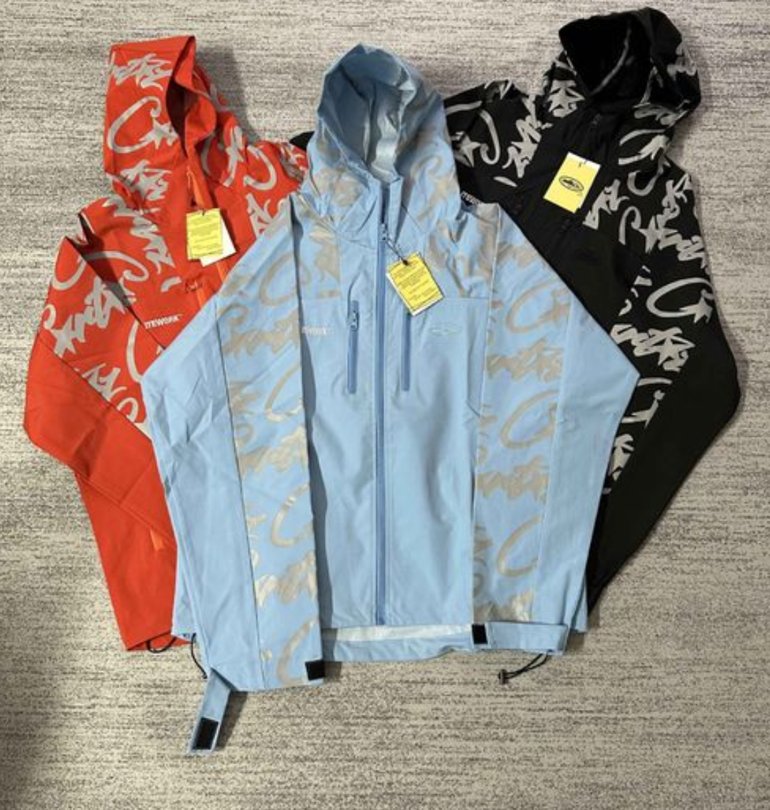 Designer Men's Tracksuits waterproof windbreaker reflective jacket hooded jacket Jacket men's pure cotton sports 1:1 production