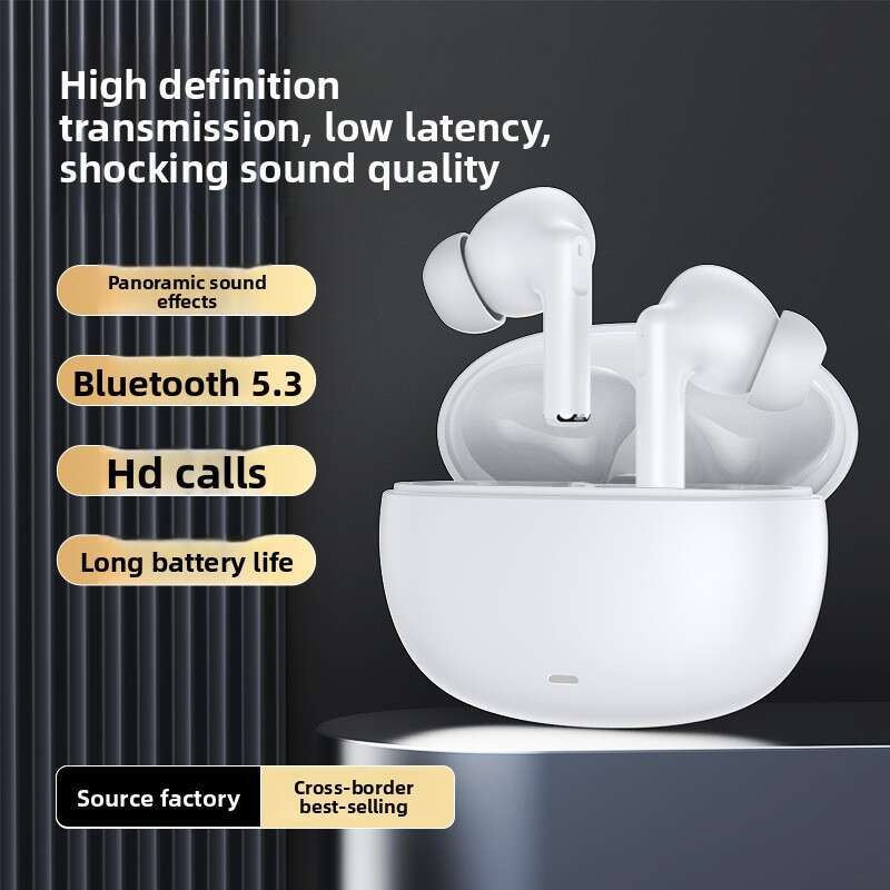 New M72S Private Model TWS Bluetooth Earbuds Ultra-Long Battery Life Four-Mark ENC HD Call Noise Cancelling Sports Wireless