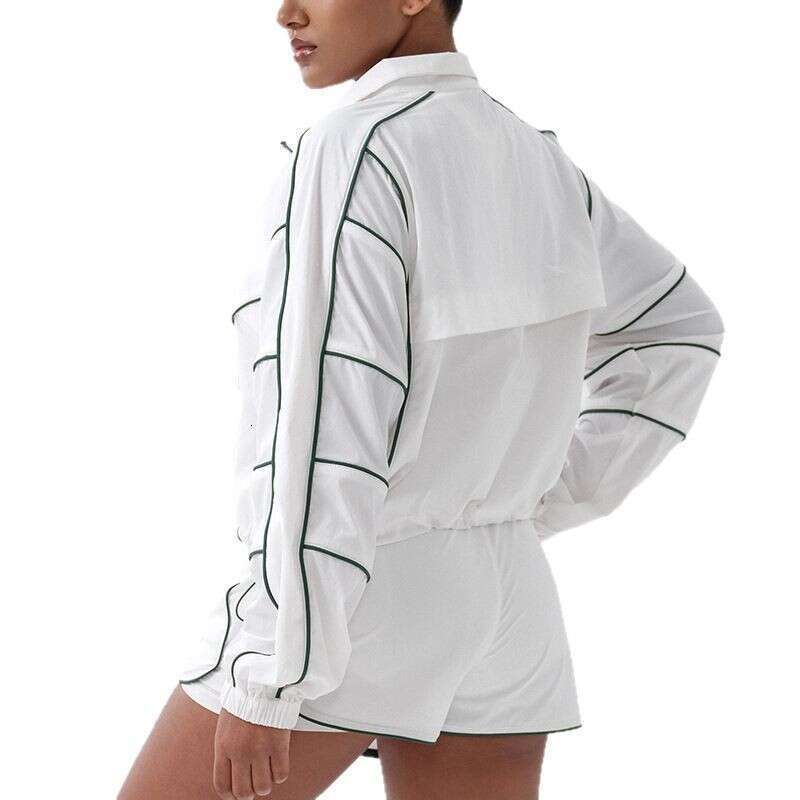 New Quick-Dry Tennis Jacket for Women, Running Long Sleeve T-Shirt, Sports Top, Outdoor Badminton Slimming Fitness Clothing aa