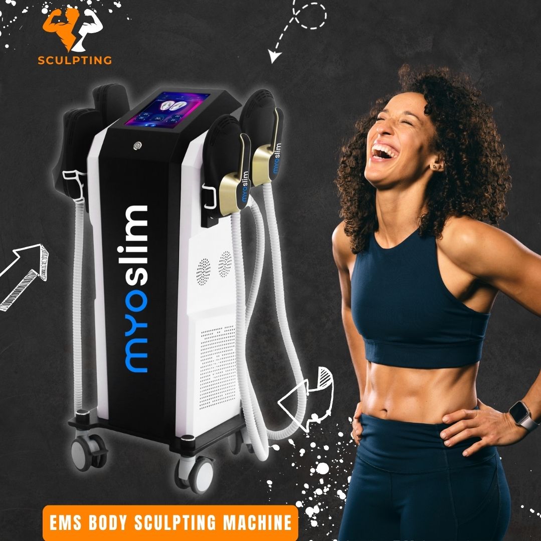 Electromagnetic Slimming Machine EMS Myoslim Professional Aesthetic Body Treatment For Fat Reduction Burn Fat Improve Shape Build Muscle Tone Buttocks